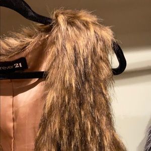 Faux fur vest